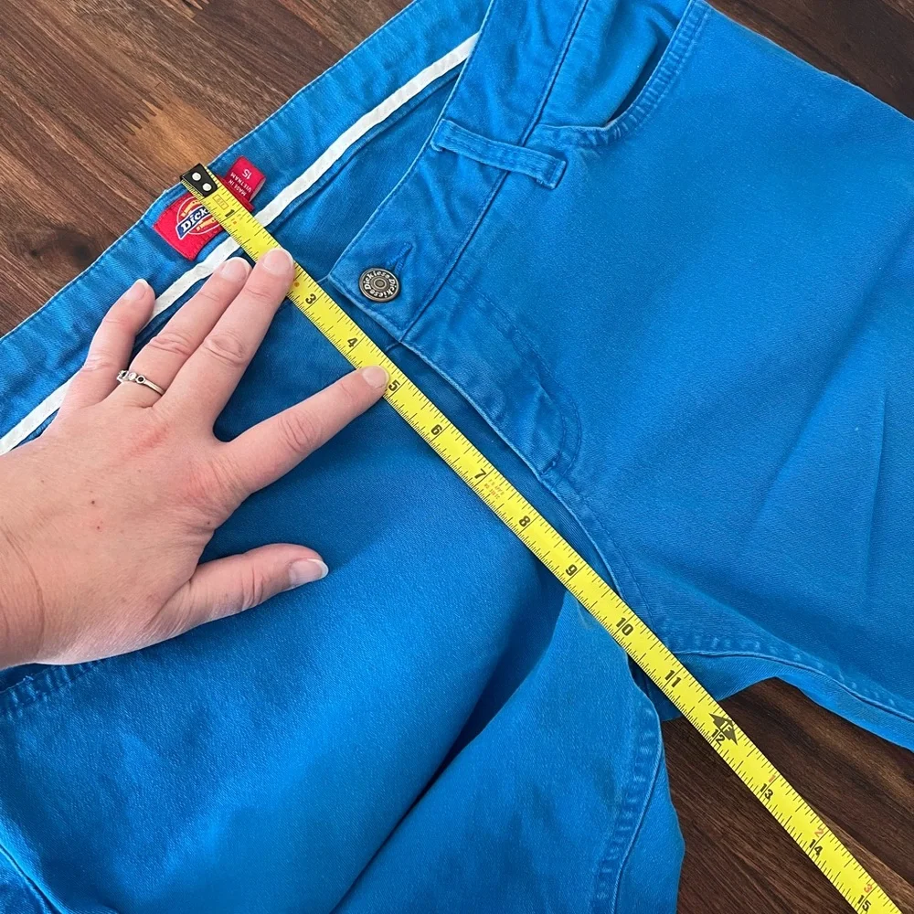 Bright blue Dickies pants size 15 - Picture 4 of 7